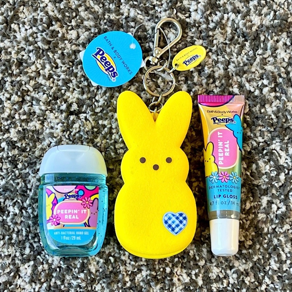 B&BW x Peeps Peepin’ It Real Lip Gloss, PocketBac & PocketBac Holder 3 pc Set